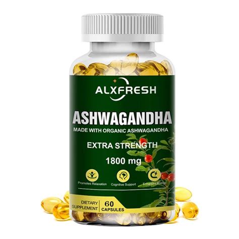 Ашвагандха, Ashwagandha, 1800 мг, 60 капсул – фото, отзывы ...
