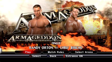 WWE SmackDown VS Raw 2009 PS3 Randy Orton VS Chris Jericho YouTube