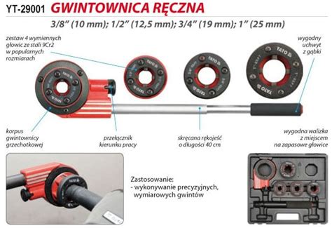 Trusa Filiere Pentru Tevi Tol Buc Yato Yt