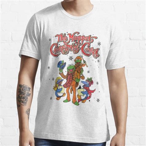 Retro S The Muppet Christmas Carol Characters Group T Shirt For