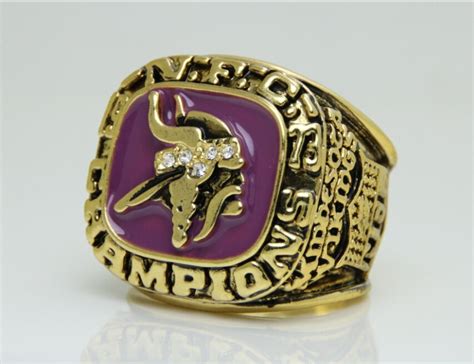 1973 Minnesota Vikings AFC super bowl Championship Ring 11 Size