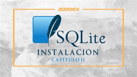 Instalación De Sqlite En Windows Youtube