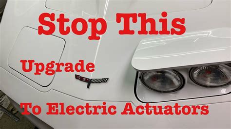 C3 Corvette Electric Headlight Actuator Installation Youtube