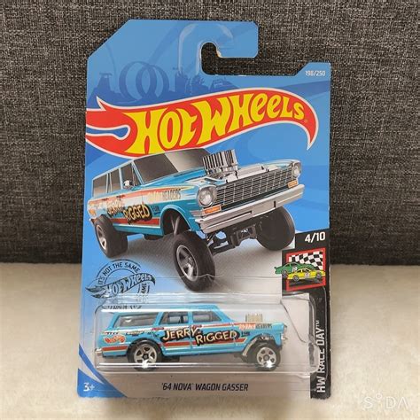 Hot wheels 風火輪小汽車 64 nova wagon gasser 蝦皮購物