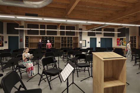 Rancho San Joaquin Middle School Music Classroom Studiowc