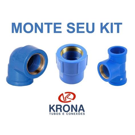 Joelho Cotovelo Te Luva Azul 3 4 X 3 4 25mm 3 4 × 1 2 Pvc Soldavel E Rosca Krona Corre Que