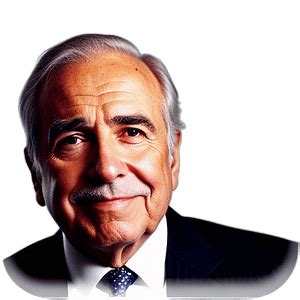 Carl Icahn portrait transparent PNG - StickPNG