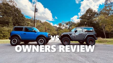 2 Door Bronco Vs 2 Door Wrangler Which Is The Better Daily Driver Youtube