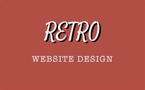 Create An Amazing Retro Ui Ux Website Design By Alesikivan Fiverr