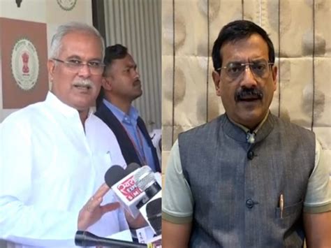 Cm Baghel Slams Bjp Over Naddas Visit To Chhattisgarh Bjp Hits Back