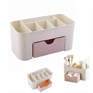 INOG Cosmetic Make Up Storage Box Organizer With Makeup Stand And