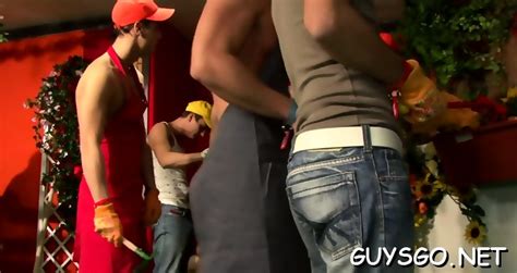 Fuck Train At A Gay Orgy