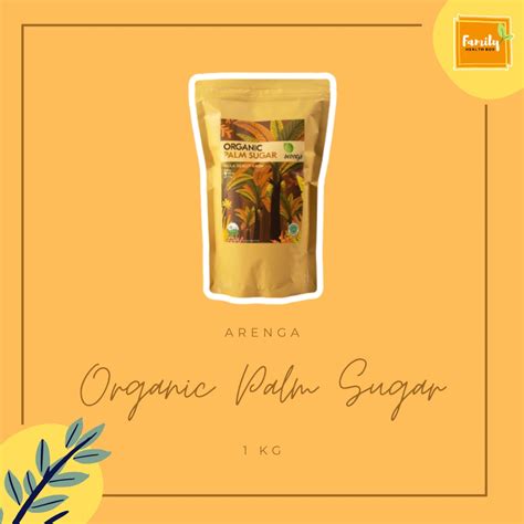 Jual Gula Aren Semut Organic Palm Sugar Arenga 1 Kg Shopee Indonesia