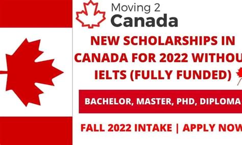 Study In Canada Without Ielts In Canadian Scholarships Without