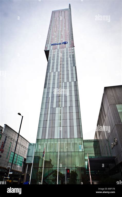 The Hilton Hotel Manchester Stock Photo - Alamy