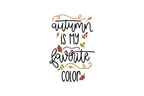 Autumn Is My Favorite Color Graphic By Craftbundles · Creative Fabrica