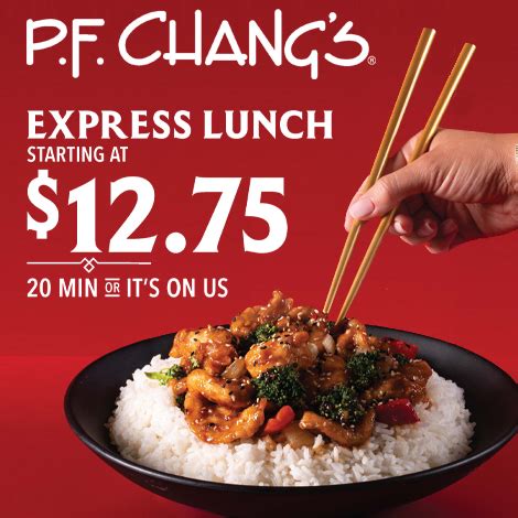 P.F. Chang's: Express 20 Minute Lunch | Eastview