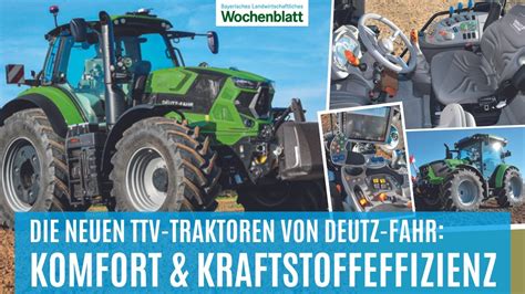 Deutz Fahr Pr Sentiert Drei Neue Traktor Serien Von Bis Ps