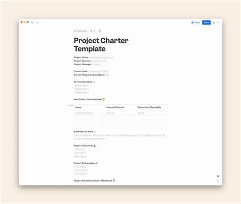 What Is A Project Charter Examples Free Templates