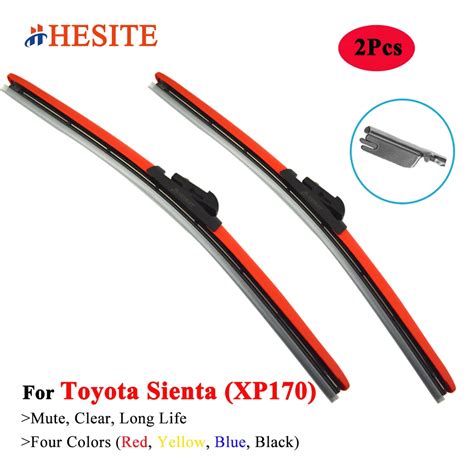 Hesite Colorful Windshield Wiper Blades For Toyota Sienta Mpv Xp80