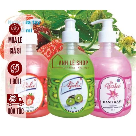 NƯỚC RỬA TAY KHÁNG KHUẨN AJOLA 500ML | Shopee Việt Nam