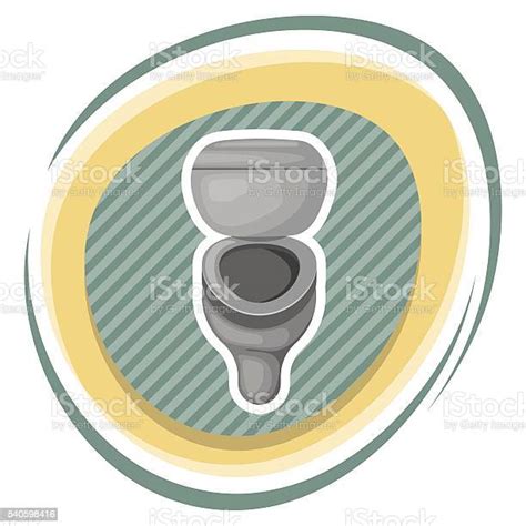 화장실 색상화 아이콘크기 가정의 방에 대한 스톡 벡터 아트 및 기타 이미지 가정의 방 곡선 동물의 배설물 Istock