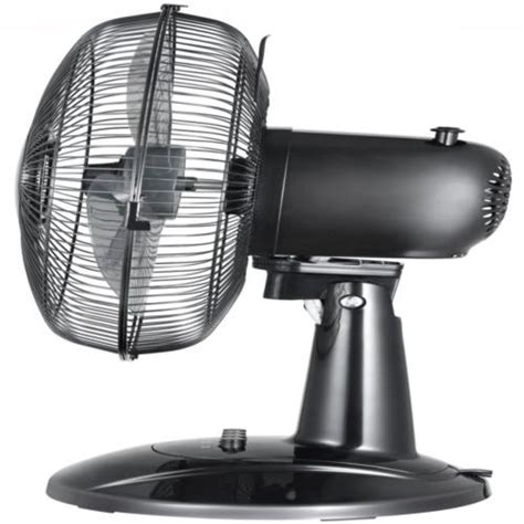 Mainstays 12" 3-Speed Oscillating Table Fan, FT30-8MBB, Black | #4599798589 