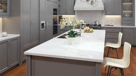 Fugen Quartz Calacatta Oro Kitchen Worktop For Sale Uk The Marble Store