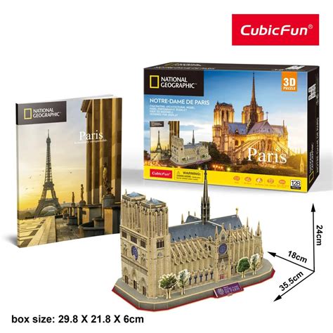 Puzzle Notre Dame National Geographic 3D