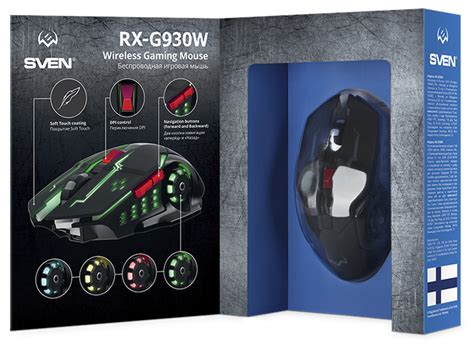 Купить Мышь SVEN RX-G930W, черный - цена: 989 ₽, характеристики ...