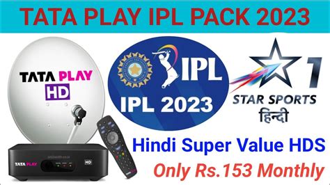 Tata Play Recharge Plan 2023 Tata Play Hindi Super Value HD Pack