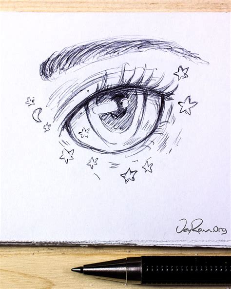 Eye Sketches Jeyram Drawing Tutorials