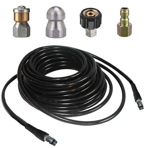 Buy Sewer Jetter Kit For Pressure Washer 1 4 Inch NPT 100 Feet Hose