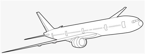 Boeing 777 Plane Coloring Pages