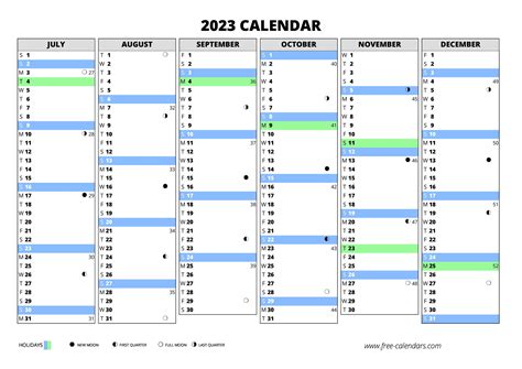 2023 Calendar With Week Numbers And Holidays - Time and Date Calendar ...