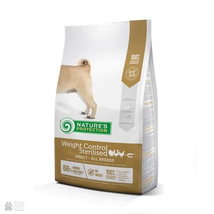 Корм для собак Nature's Protection Weight Control Sterilised (Light ...