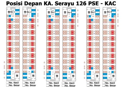 Denah Kursi Kereta Ekonomi Homecare24