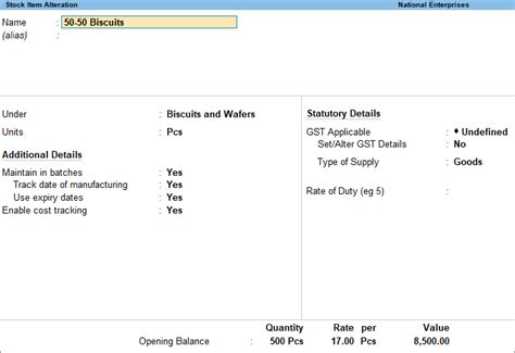 How To Manage Your Stock Items In Tallyprime Tallyhelp