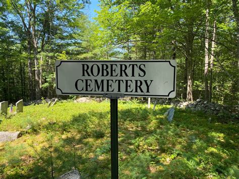 Roberts Cemetery In Denmark Maine Find A Grave Cemetery