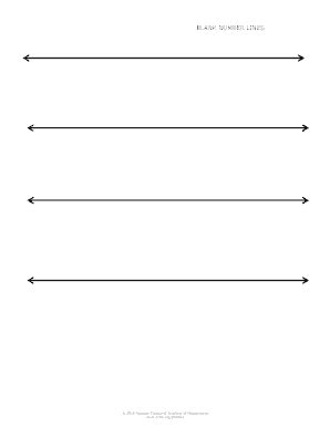 Blank Number Line Complete With Ease AirSlate SignNow Worksheets