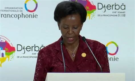 Ixes Jeux De La Francophonie Louise Mushikiwabo Sg De La