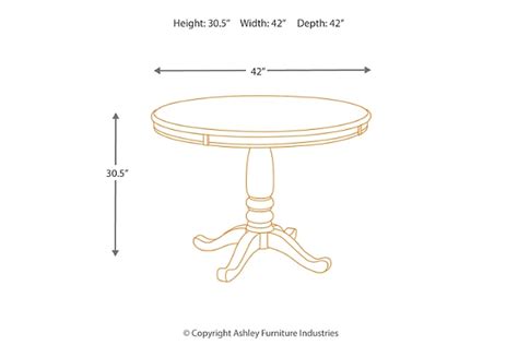 Leahlyn Round Dining Room Table Ashley Furniture Homestore