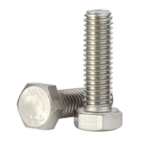 X Hex Head Cap Screw Bolts External Hex Drive Stainless