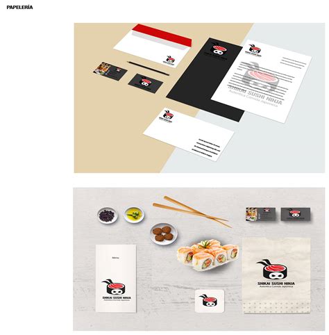 Restaurante Shikai Sushi Ninja Manual De Identidad On Behance