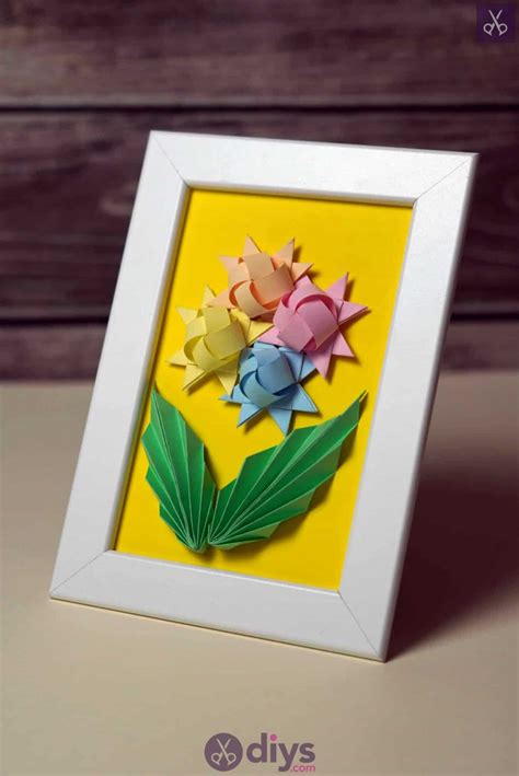 DIY Origami Flower Art