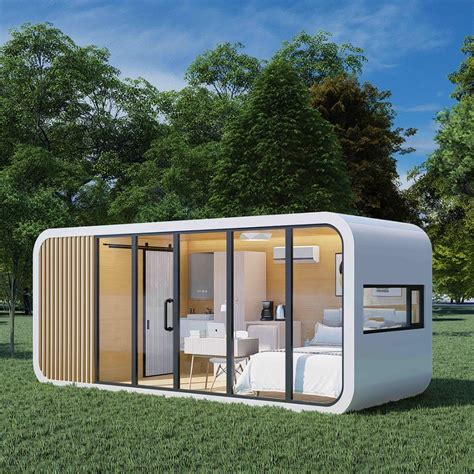 Luxury Modern Modular Foot Or Foot Pod Movable House Smart Apple