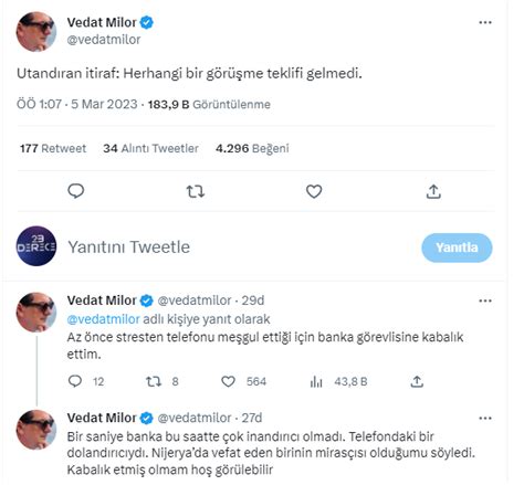 Derece On Twitter Vedat Milor Dan Vedatmilor Y Parti Ve