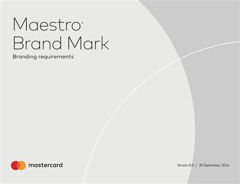 Maestro | PDF document | Branding Style Guides