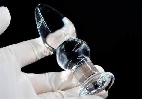 Transparent Crystal Glass Anal Play Anal Beads Plug