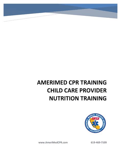 Fillable Online AMERIMED CPR TRAINING Fax Email Print PdfFiller